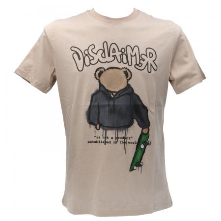 T Shirt Uomo MAGLIA JERSEY 55004 Beige
