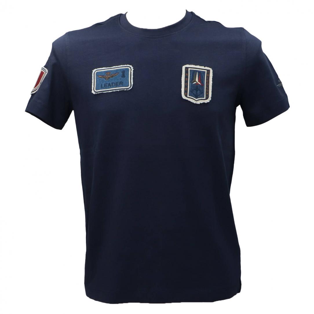 T-SHIRT PATCH DENIM TS2411J634 Blu T-SHIRT PATCH DENIM TS2411J634 Blu 1