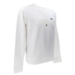 Aeronautica Militare Felpe Felpe FELPA GIROCOLLO 251FE1985F539 Bianco