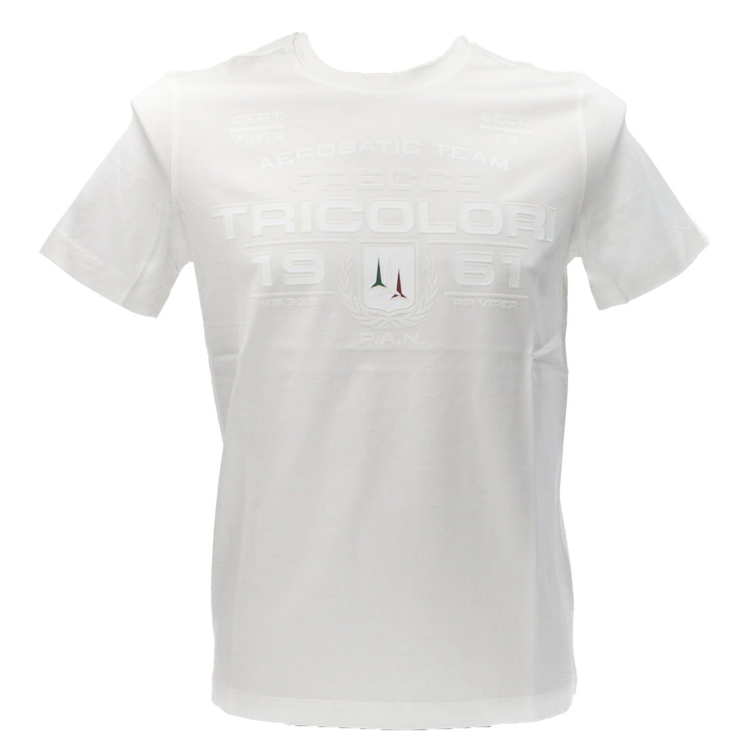 Aeronautica Militare T-shirt T-shirt T-SHIRT FRECCE TRICOLORI 251TS2423J682 Bianco