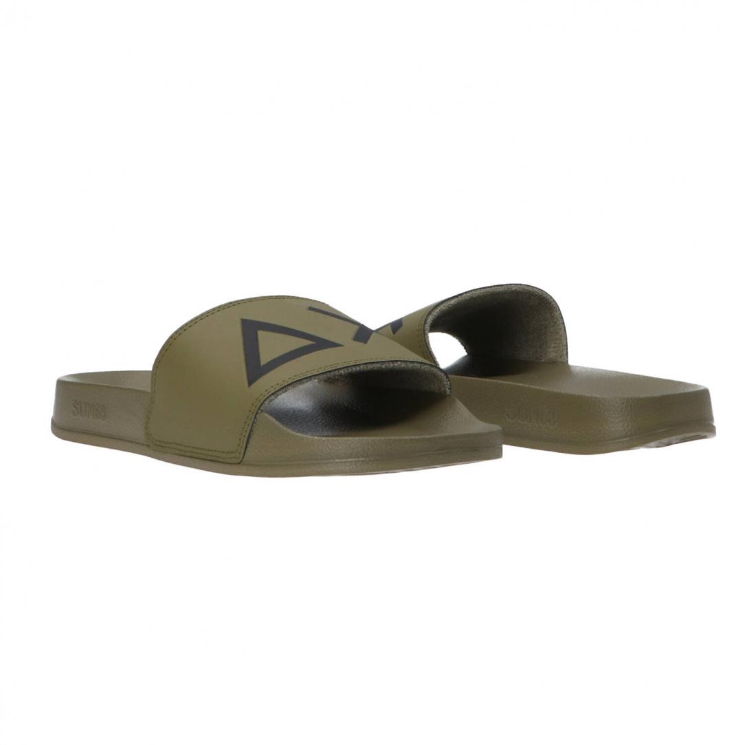 SLIPPERS LOGO Verde scuro SLIPPERS LOGO Verde scuro 3