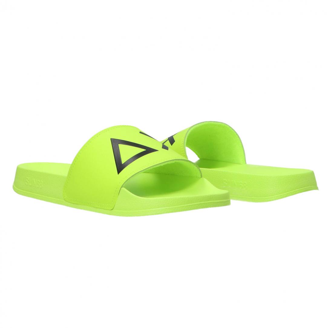 SLIPPERS LOGO Giallo fluo SLIPPERS LOGO Giallo fluo 3