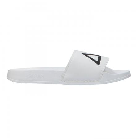 Scarpe Mare Uomo SLIPPERS LOGO Bianco