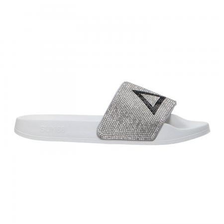 SLIPPERS LOGO WOMAN Argento