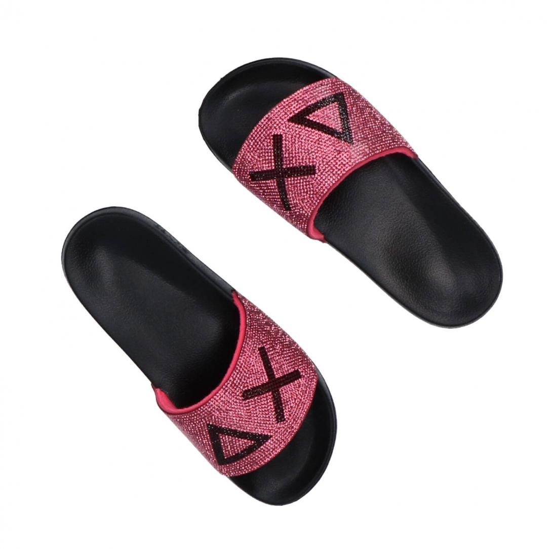 SLIPPERS LOGO WOMAN Nero fucsia SLIPPERS LOGO WOMAN Nero fucsia 5
