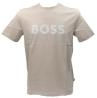 Boss T-shirt T-shirt TE_LOGOTEXTURE Beige - Foto 1