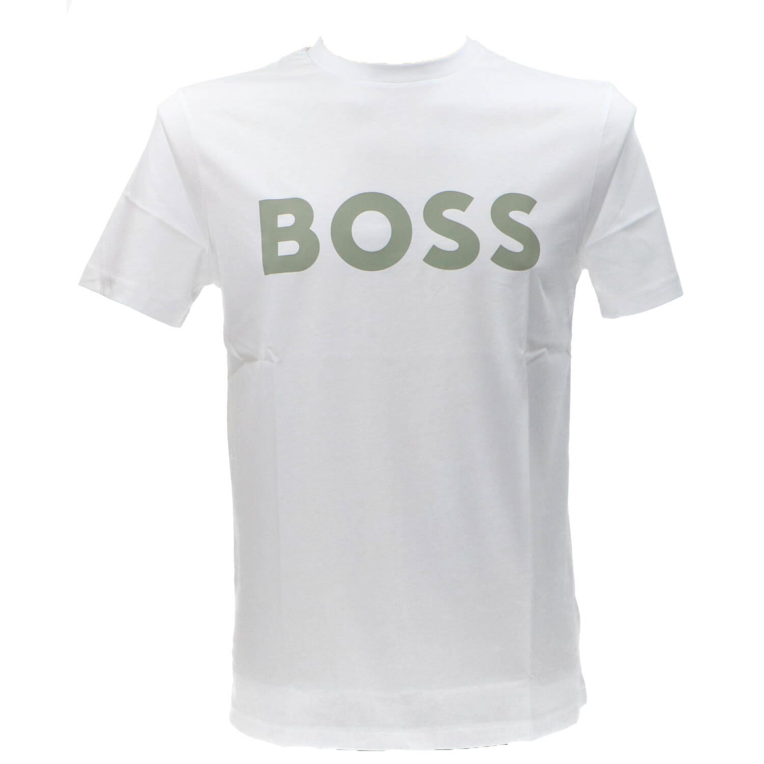 Boss T-shirt T-shirt THINKING1 Bianco