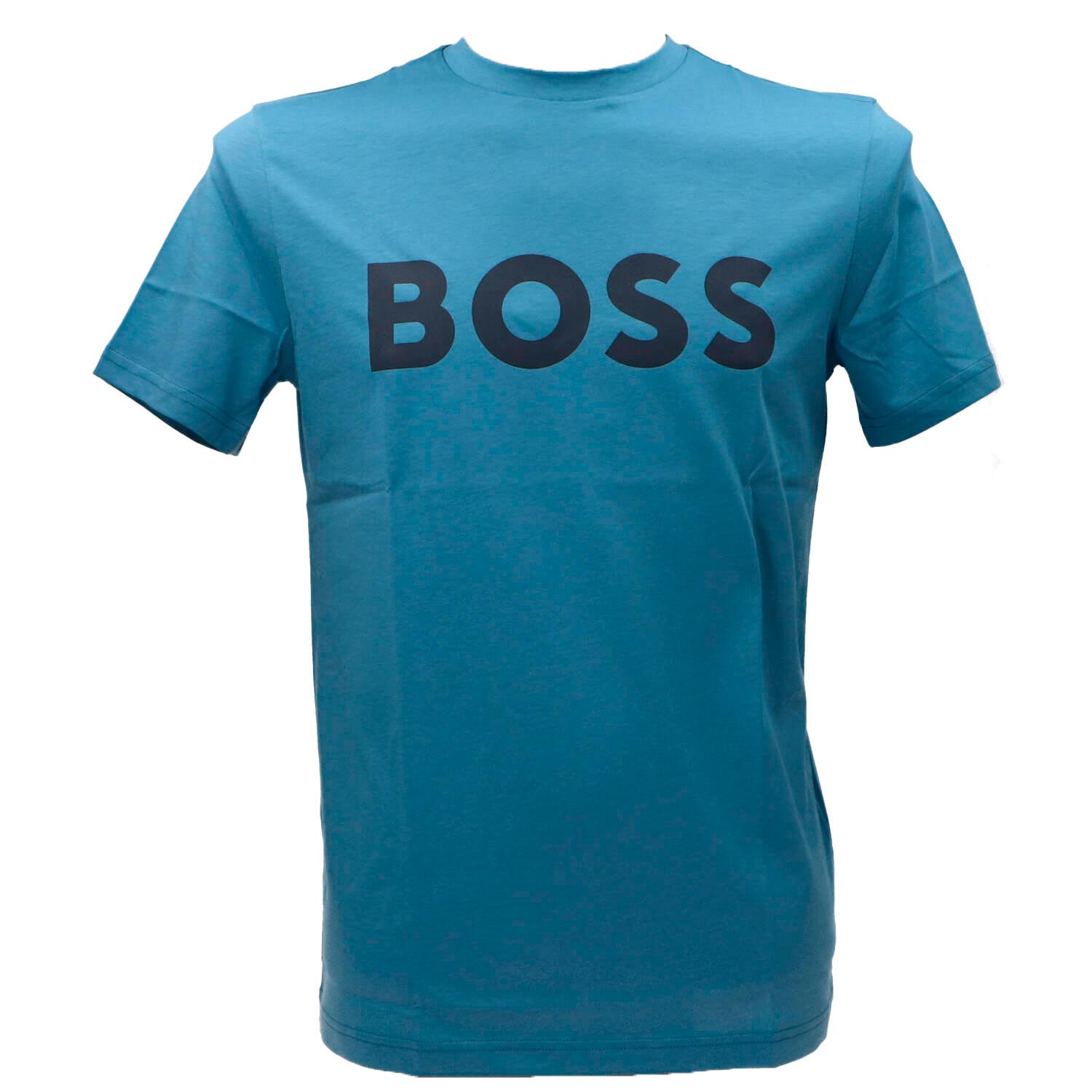 Boss T-shirt T-shirt THINKING1 Azzurro