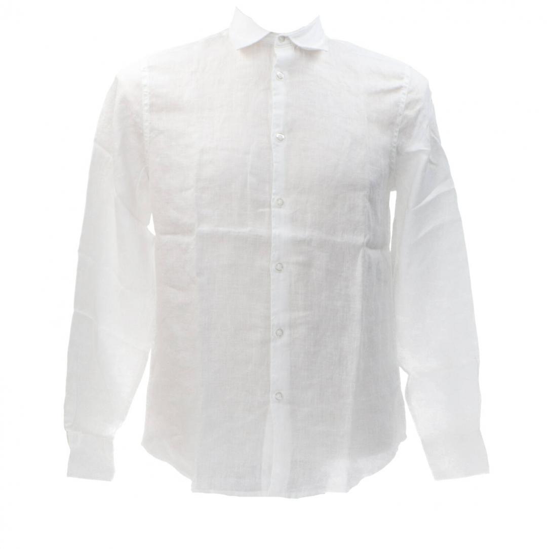 CAMICIA LINO CE985SS Bianco CAMICIA LINO CE985SS Bianco 1