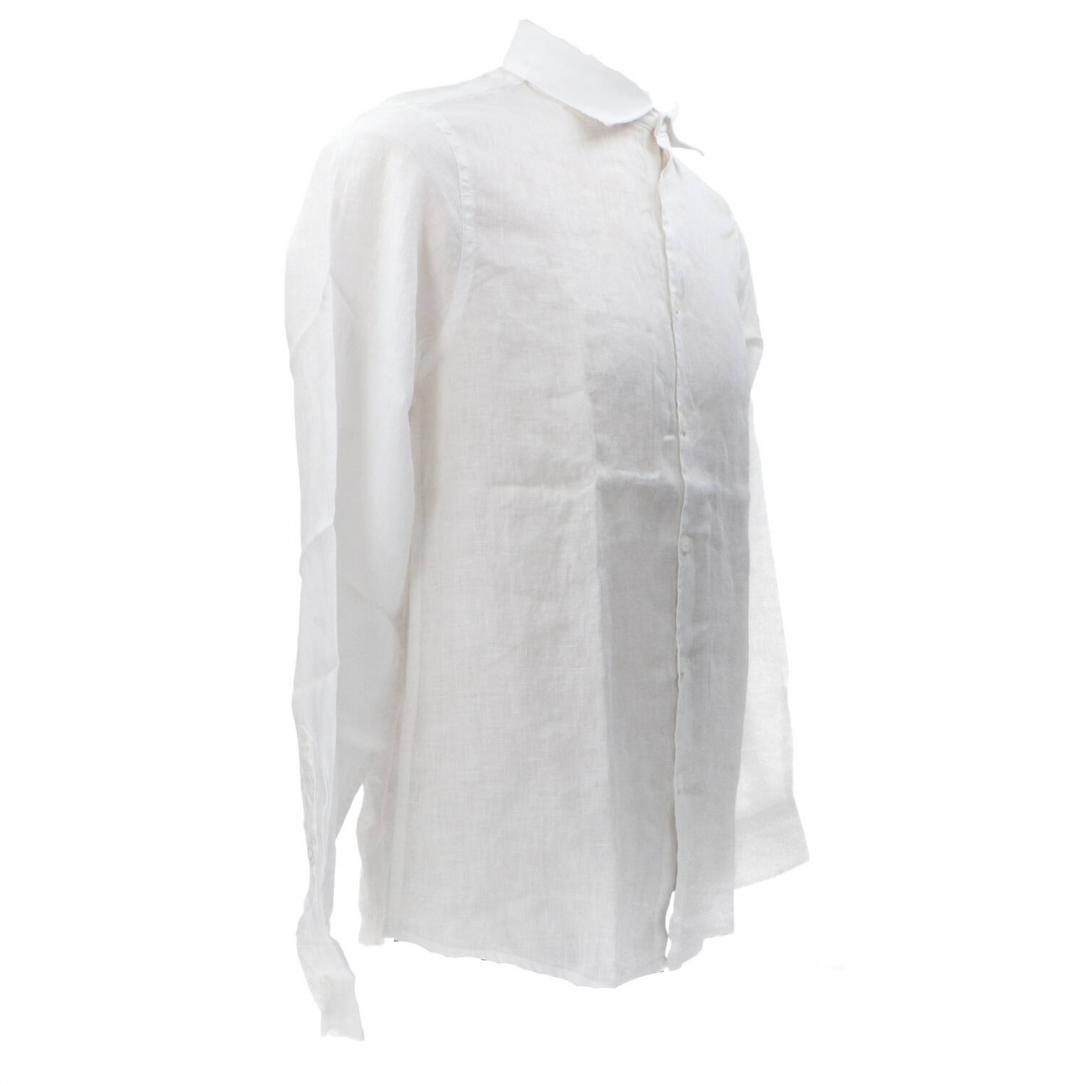 CAMICIA LINO CE985SS Bianco CAMICIA LINO CE985SS Bianco 2