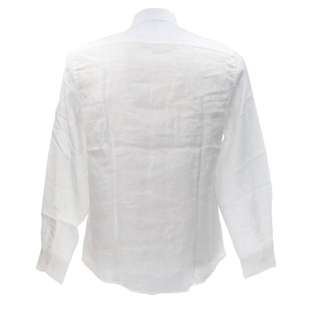 CAMICIA LINO CE985SS Bianco CAMICIA LINO CE985SS Bianco 3