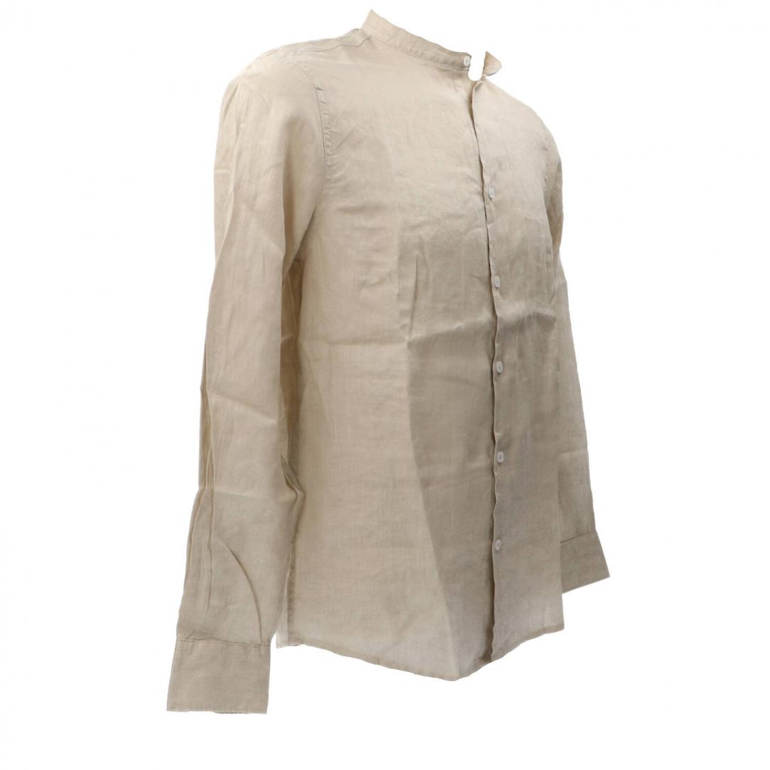 CAMICIA COREANA LINO CE986SS Beige CAMICIA COREANA LINO CE986SS Beige 2