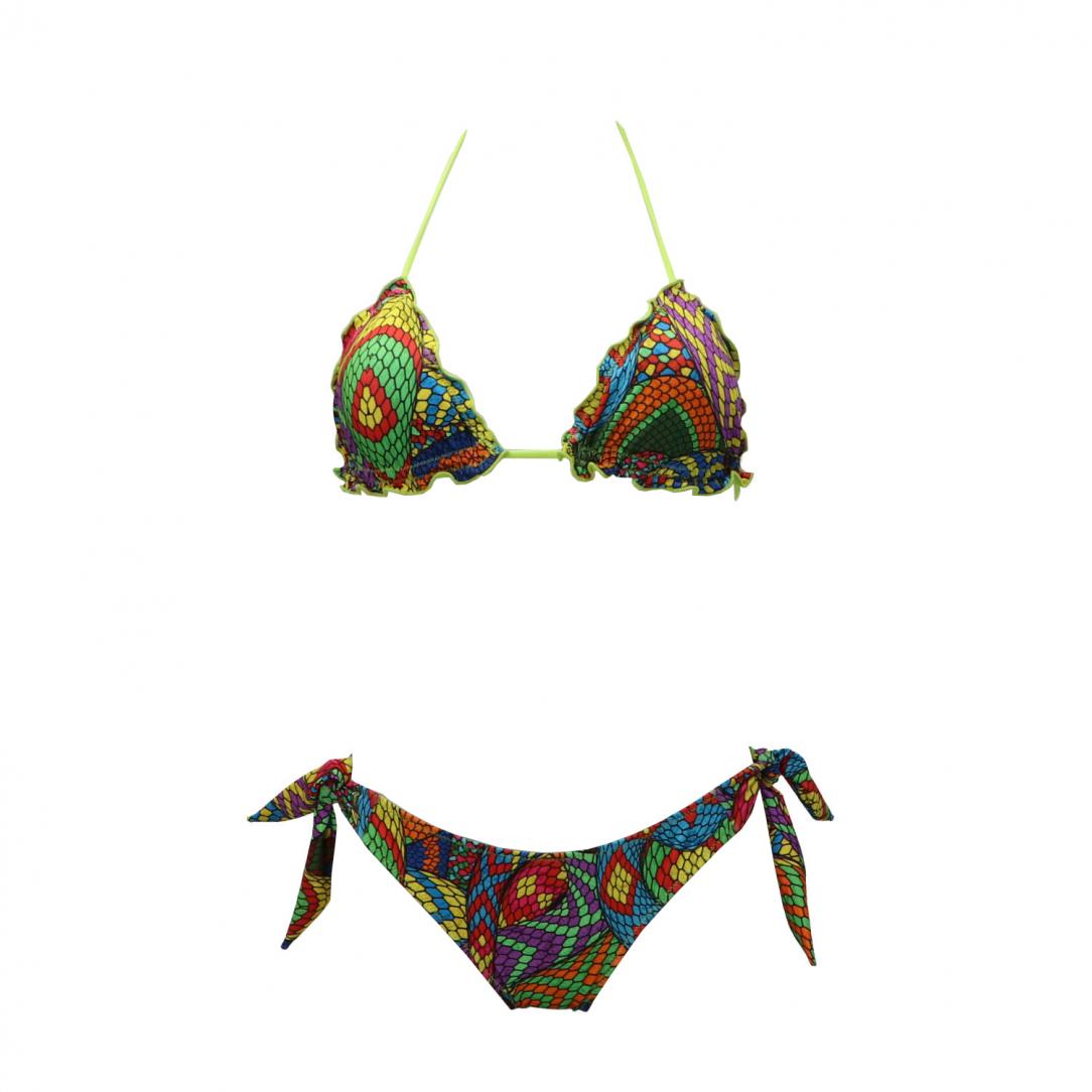 TRIANGOLO SBAMBOLATO E SLIP MARYLIN Multicolore TRIANGOLO SBAMBOLATO E SLIP MARYLIN Multicolore 3