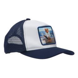 Cappellini TRUCKER CAP POSTER FILOU Blu