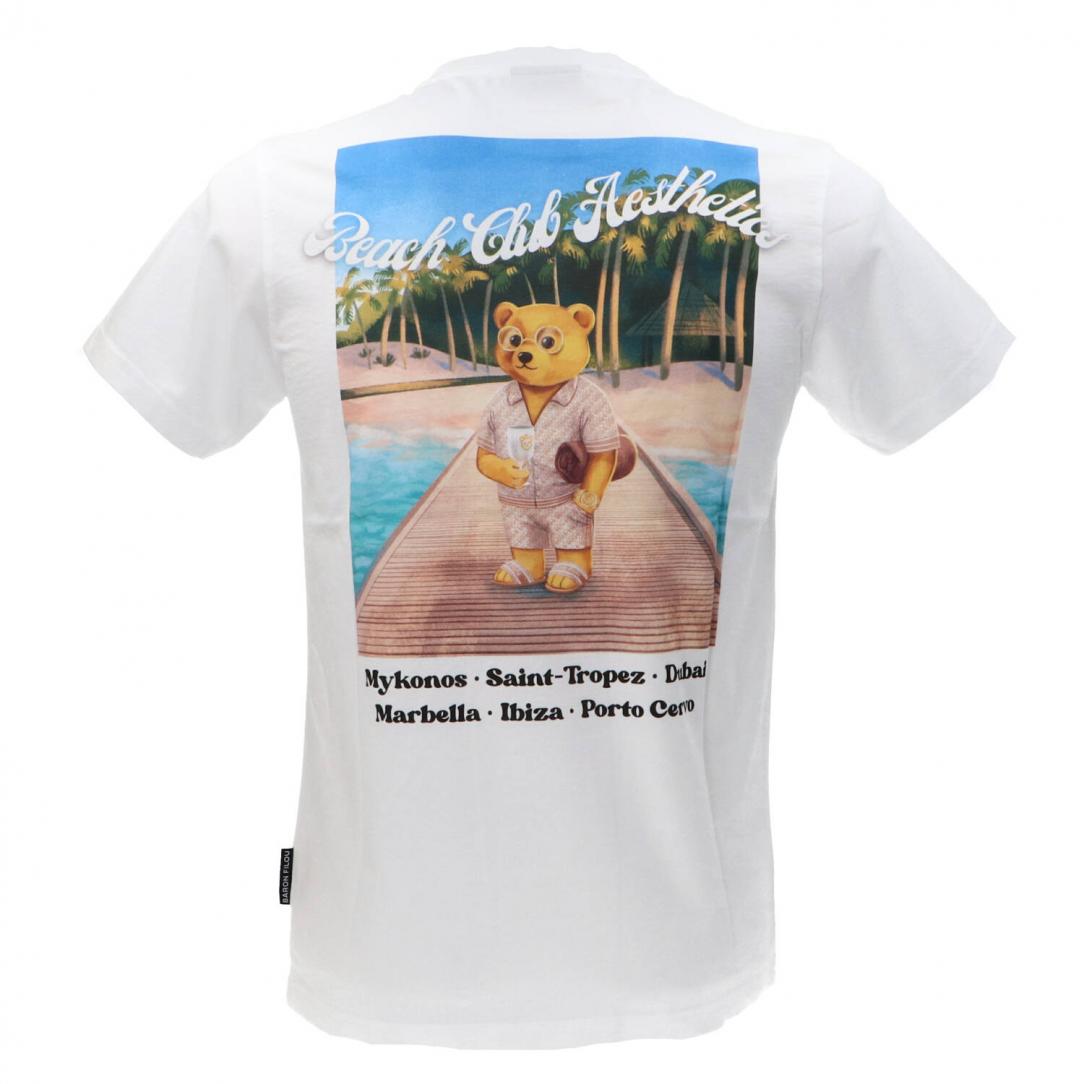 FILOU BACKPRINT T-SHIRT Multicolore Bianco 3