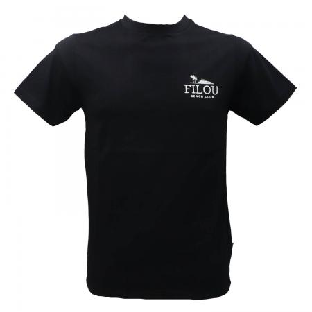 T Shirt Uomo FILOU BACKPRINT T-SHIRT Nero