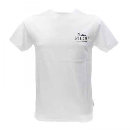 FILOU BACKPRINT T-SHIRT Bianco