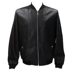 Richmond Giubbotti Giubbotti REAL LEATHER BOMBER PANNES Nero
