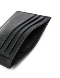 Portacarte REAL LEATHER WALLET PINAR Nero