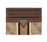 Portacarte Madrid case card Marrone