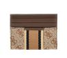 Portacarte Madrid case card Marrone