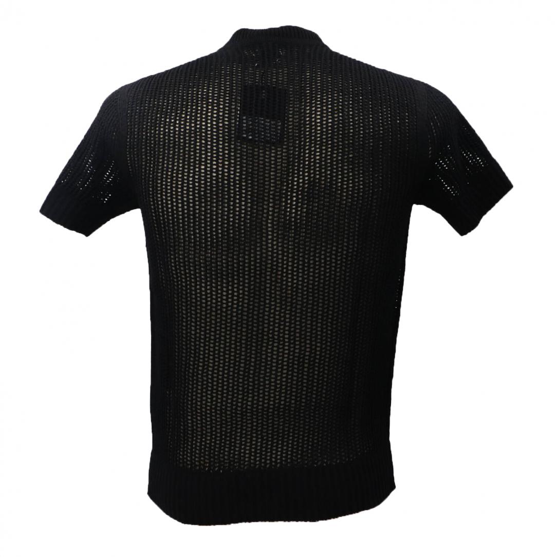GIROCOLLO MAGLIA TRAFORATA ME2982SS Nero GIROCOLLO MAGLIA TRAFORATA ME2982SS Nero 3