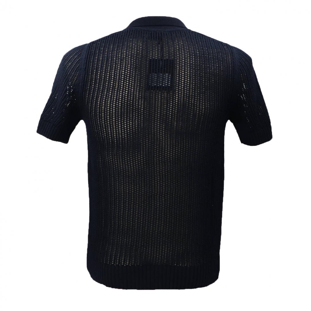 TRAFORATO CARDIGAN ME2984SS Blu TRAFORATO CARDIGAN ME2984SS Blu 3