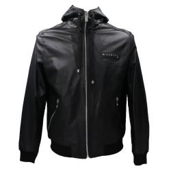 Richmond Giubbotti Giubbotti REAL LEATHER JACKET BAUSKE Nero