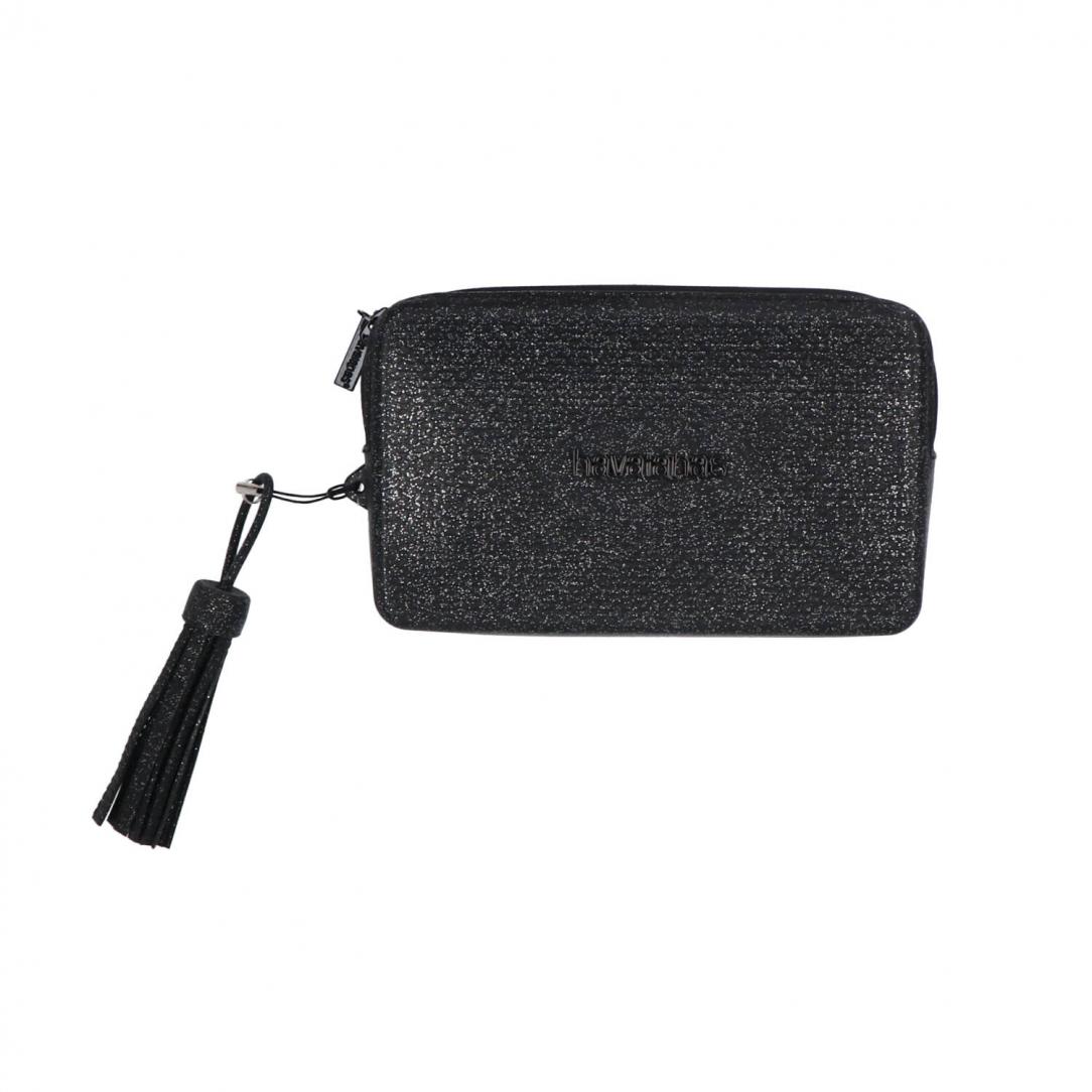 BORSA MINI HAVAIANAS LOGO Nero Glitter BORSA MINI HAVAIANAS LOGO Nero Glitter 1