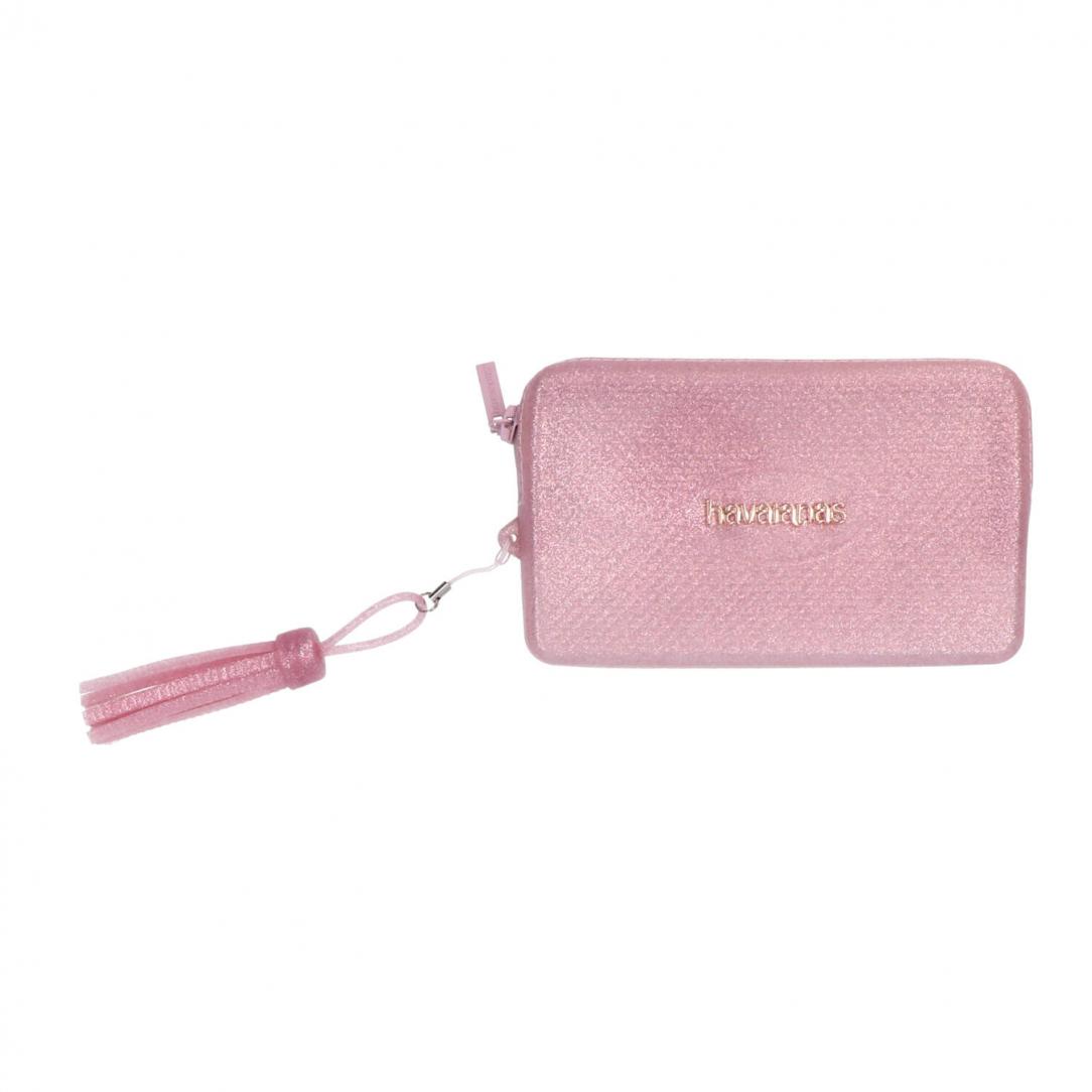 BORSA MINI HAVAIANAS LOGO Rosa Glitter BORSA MINI HAVAIANAS LOGO Rosa Glitter 1
