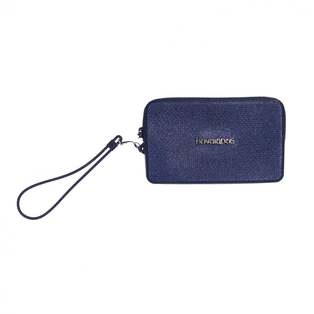BORSA MINI HAVAIANAS LOGO Blu Scuro Glitter BORSA MINI HAVAIANAS LOGO Blu Scuro Glitter 1