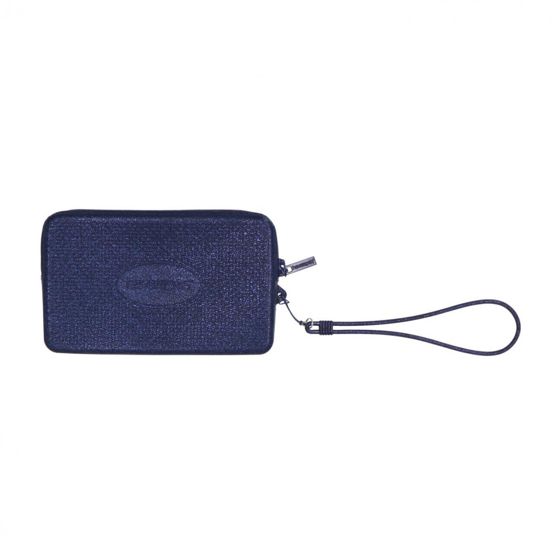BORSA MINI HAVAIANAS LOGO Blu Scuro Glitter BORSA MINI HAVAIANAS LOGO Blu Scuro Glitter 2