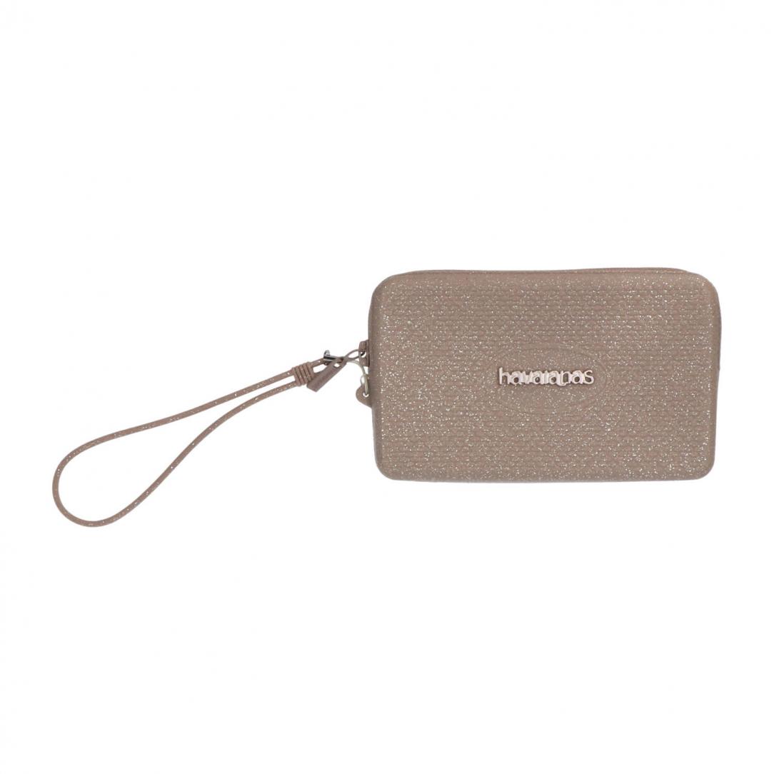 BORSA MINI HAVAIANAS LOGO Beige Beige Glitter BORSA MINI HAVAIANAS LOGO Beige Beige Glitter 1