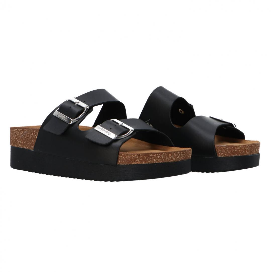 Platform Cristal 501 sandalo con fibbia Nero 2