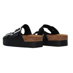 Sandali Platform Cristal 501 sandalo con fibbia Nero