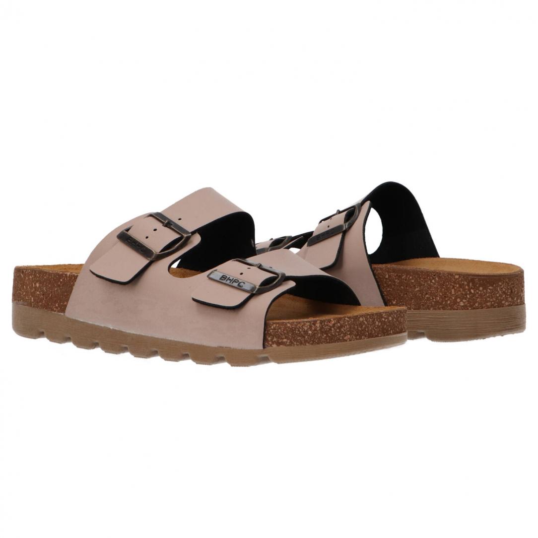 Berry doppia fibbia platform Beige 3