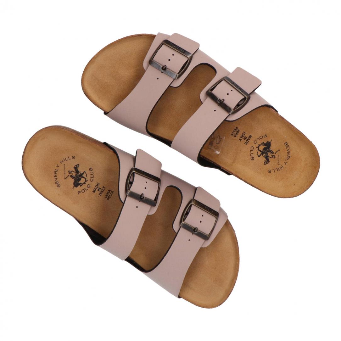 Berry doppia fibbia platform Beige 5