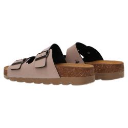 Sandali Berry doppia fibbia platform Beige