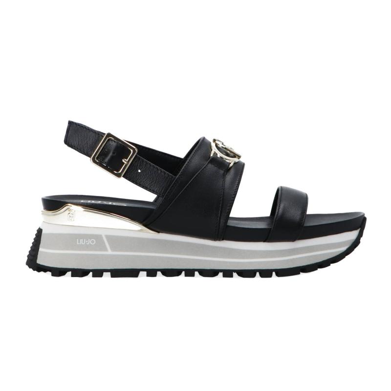 Liu Jo Sandali Sandali Sandali platform ecopelle Nero