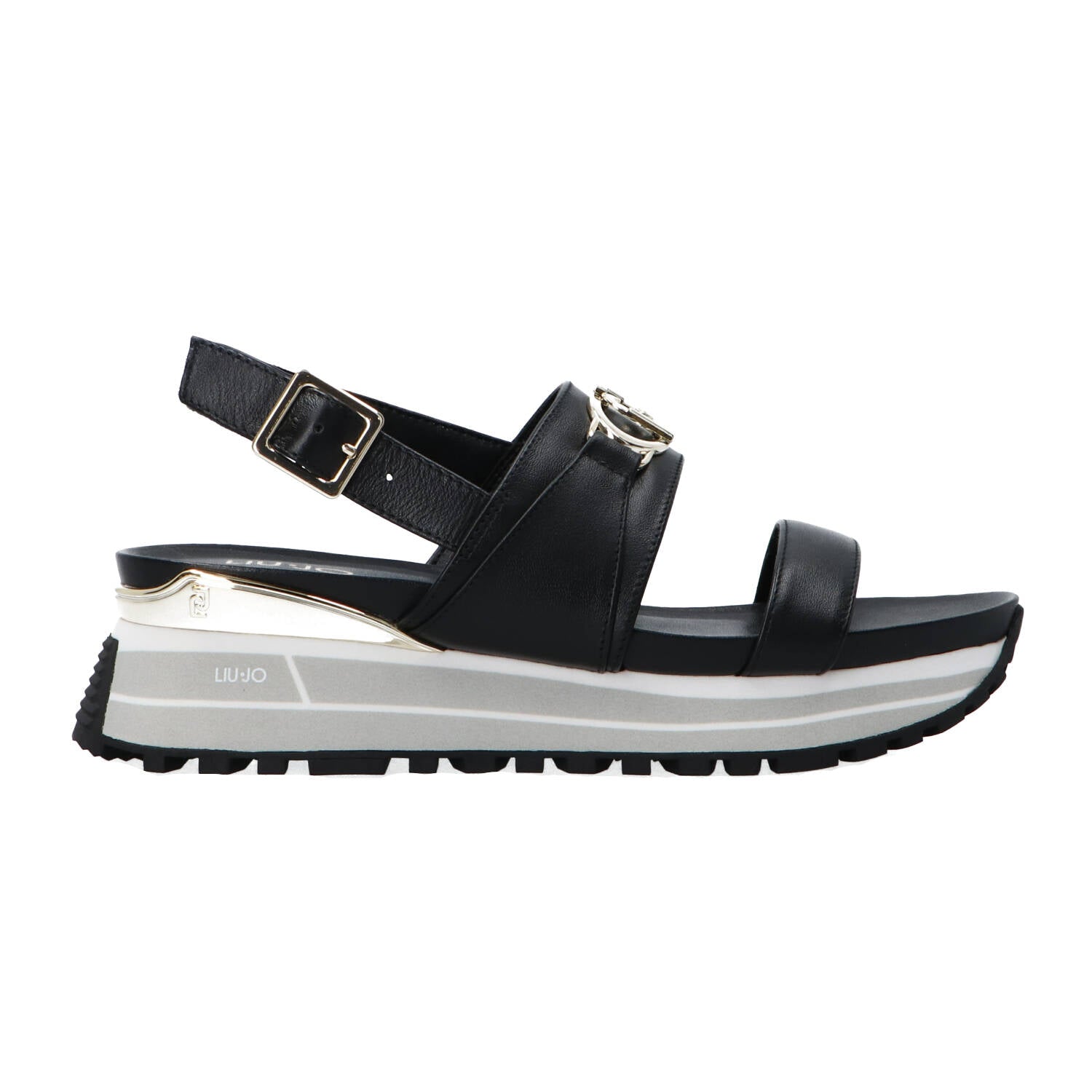 Liu Jo Sandali Sandali Sandali platform ecopelle Nero