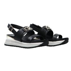 Sandali Sandali platform ecopelle Nero