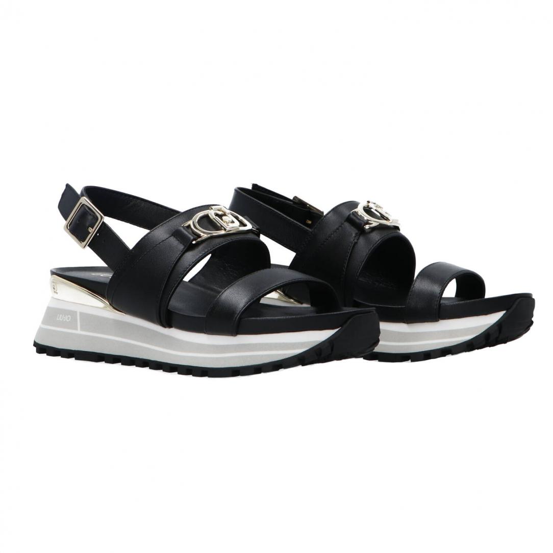 Sandali platform ecopelle Nero Sandali platform ecopelle Nero 2