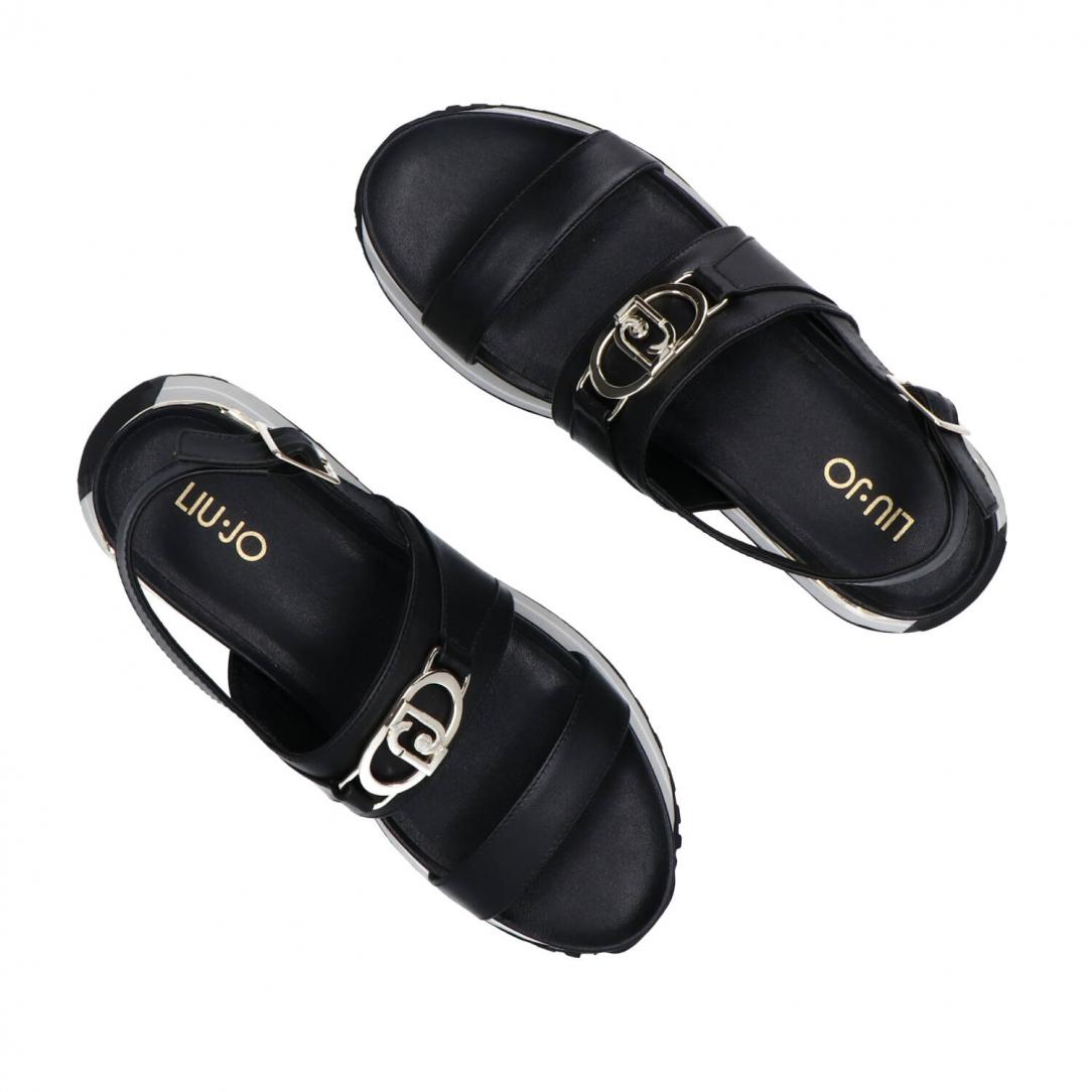 Sandali platform ecopelle Nero Sandali platform ecopelle Nero 5