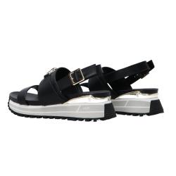 Sandali Sandali platform ecopelle Nero