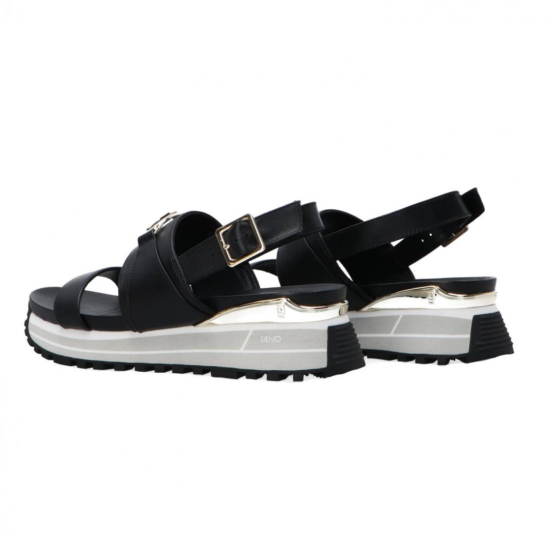 Sandali platform ecopelle Nero Sandali platform ecopelle Nero 4