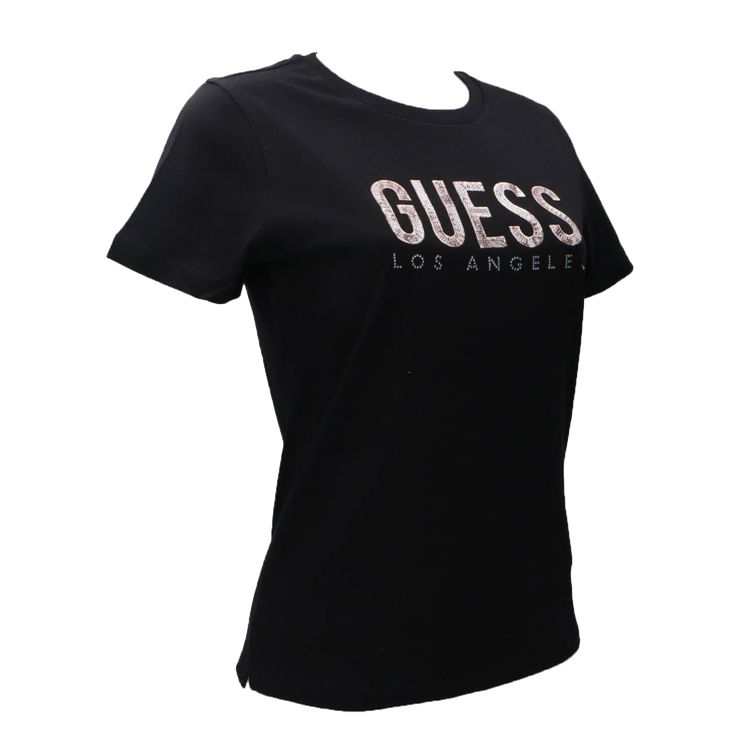 Guess T-shirt T-shirt SS CN PYTHON LOGO TEE Nero