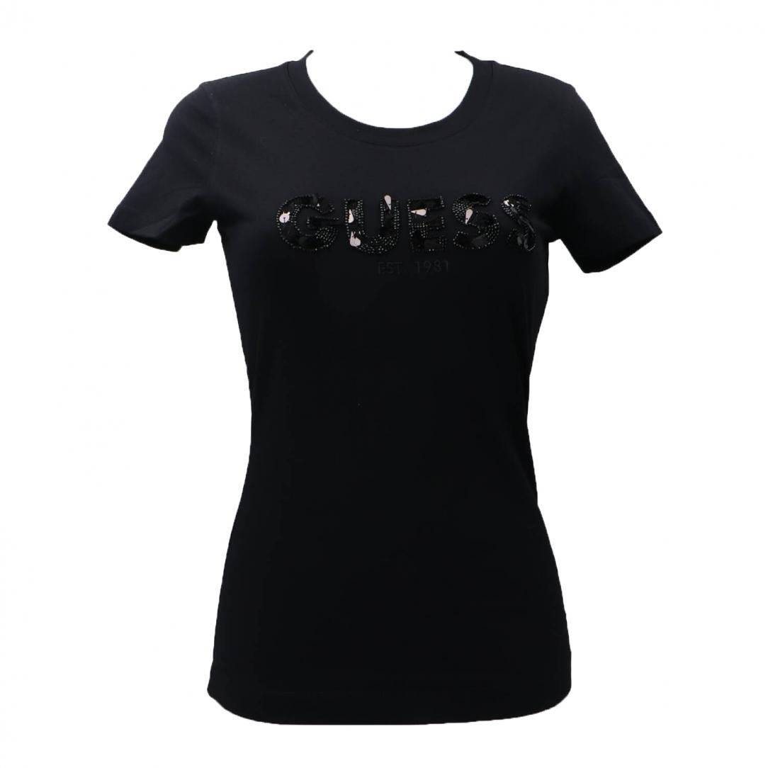 CN SS LOGO SEGQUINS TEE Nero CN SS LOGO SEGQUINS TEE Nero 1