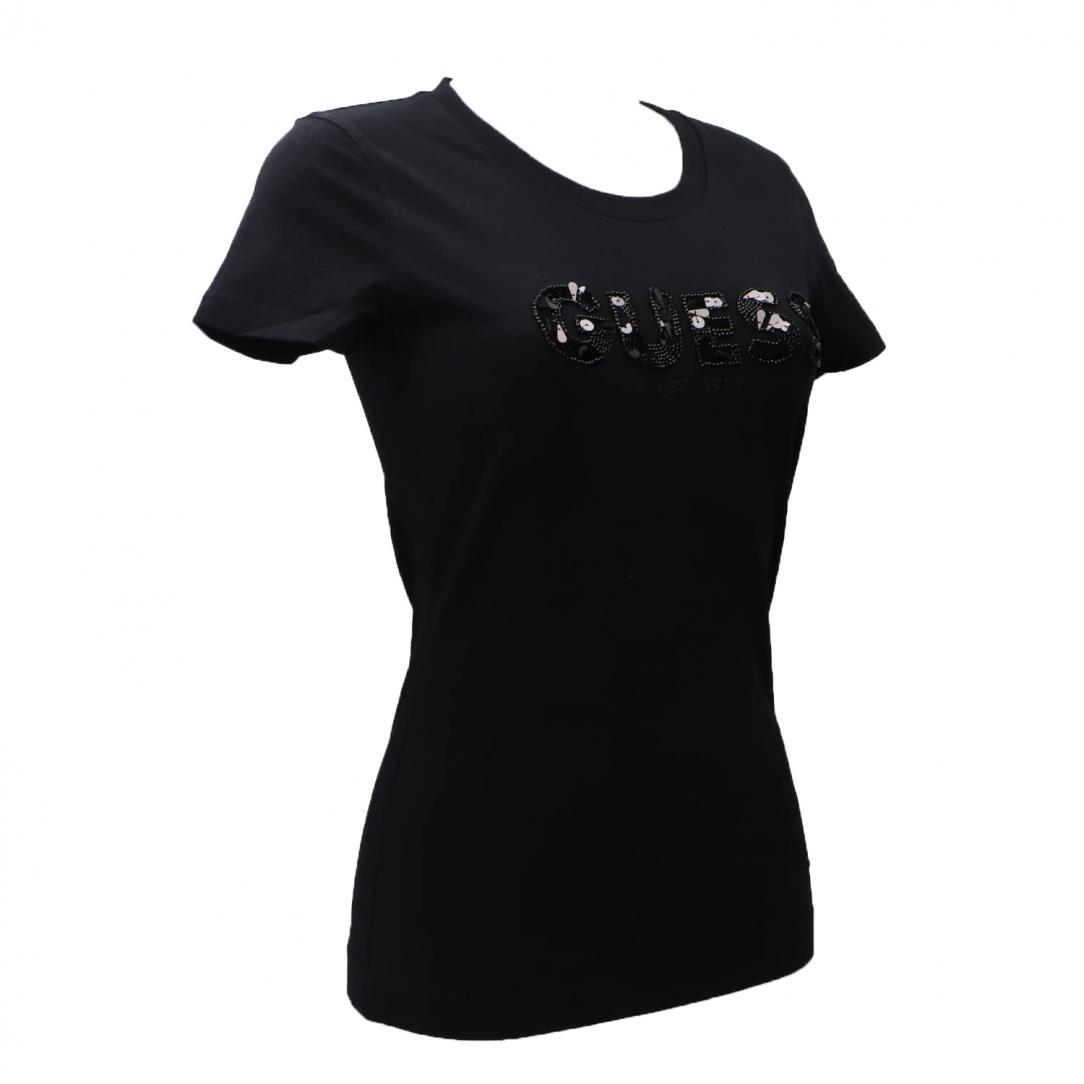 CN SS LOGO SEGQUINS TEE Nero CN SS LOGO SEGQUINS TEE Nero 2