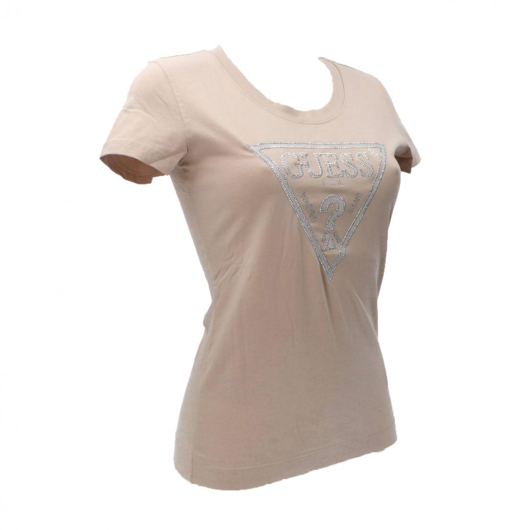 SS CN SHINY TRIANGLE TEE Beige SS CN SHINY TRIANGLE TEE Beige 2