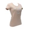 Guess T-shirt T-shirt SS CN SHINY TRIANGLE TEE Beige - Foto 2